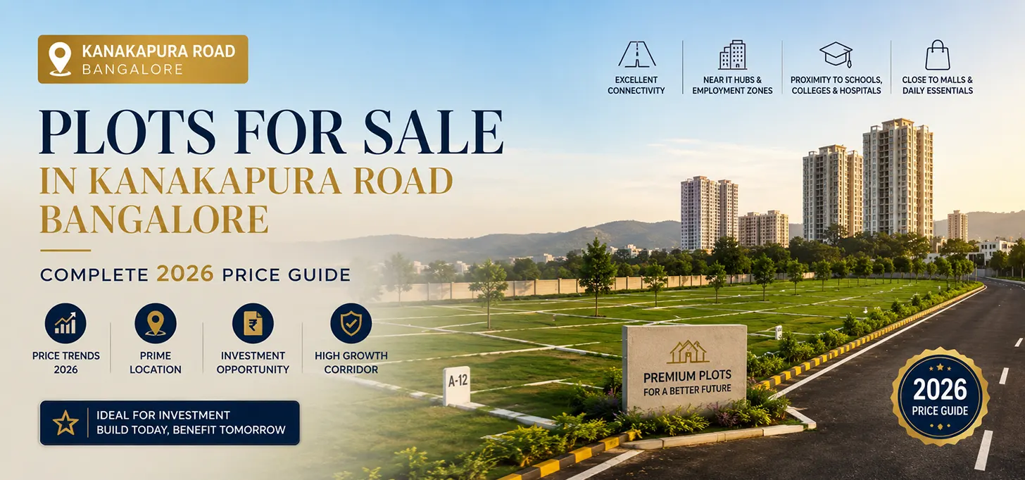 Plots for Sale in Kanakapura Road Bangalore — Complete 2026 Price Guide