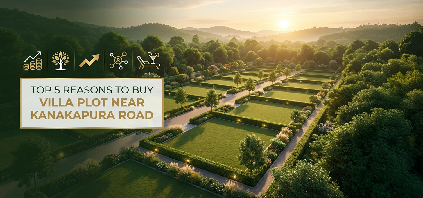 Top 5 Reasons to Buy Villa Plot Near Kanakapura Road
